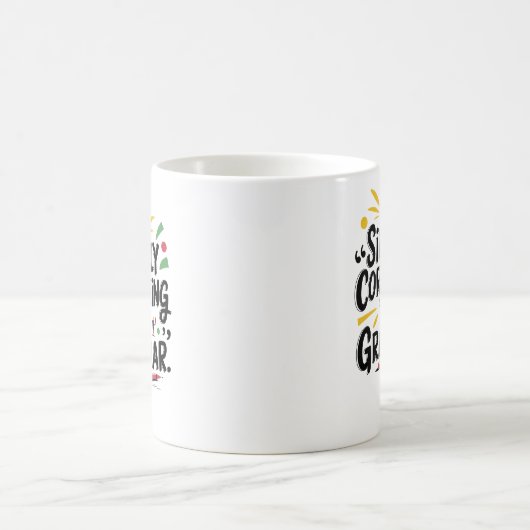 Grappige Engelse leraar: Silent Grammar Design voo Koffiemok (Center)