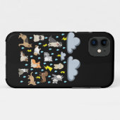 Grappige Engelse uitdrukking Regenachtige katten e Case-Mate iPhone Case (Achterkant (horizontaal))