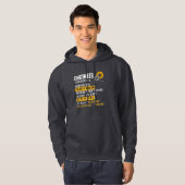 Grappige Engineer Definition Hoodie (Voorkant volledig)