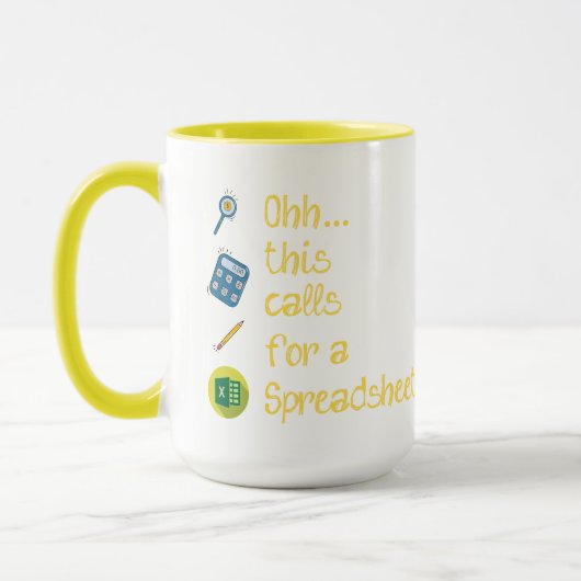 Grappige Engineer - Ohh dit vraagt om een spreadsh Mok (Links)