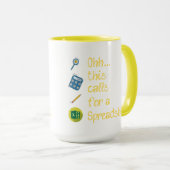 Grappige Engineer - Ohh dit vraagt om een spreadsh Mok (Voorkant rechts)