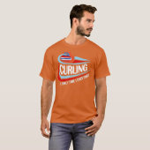 Grappige enige keer dat ik veeg curling team Skip T-shirt (Voorkant volledig)