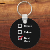 Grappige Enkel Bezette Krijg Het Niks Uit Checklis Sleutelhanger (Voorkant)