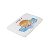 Grappige enkelschedels roeien badmat (Gekanteld)