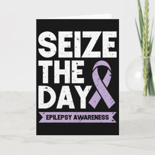 Grappige Epilepsie Bewustzijn Grijp De Dag Lint Kaart