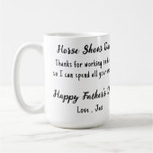 Grappige Equestrian Life Custom Foto Paard Lover Koffiemok (Links)