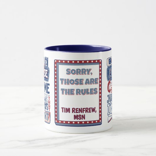 Grappige ER Verpleegkundige Altijd Rechts Emergenc Mok (Midden)