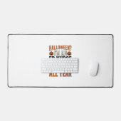 Grappige ER-verpleegster Halloween Verschrikkelijk Bureaumat (Keyboard & Muis)