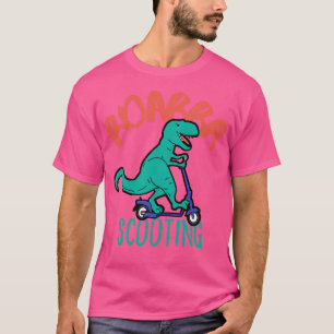 Grappige EScooter Dino Driving Scooter 2 T-shirt