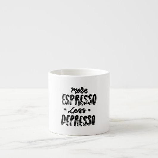 Grappige Espresso Koffiekop Kop (Voorkant)