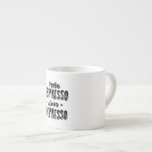 Grappige Espresso Koffiekop Kop (Voorkant rechts)