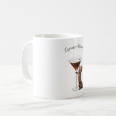 Grappige Espresso Martini Kat Liefhebber Koffiemok (Voorkant links)