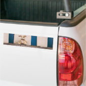 grappige esster bunny bumpersticker (Op Truck)