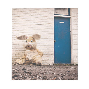 grappige esster bunny notitieblok