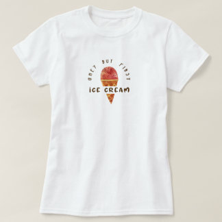 Grappige esthetische ijsliefhebber citaat t-shirt