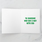 Grappige Ethische Web Builder's vertrouwde witte P Kaart (Binnen)