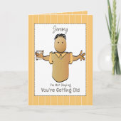 Grappige etnische Cartoon Sassy Verjaardag Kaart (Voorkant)