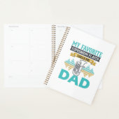 Grappige Euphonium Vader Vintage Muziekinrichting_ Planner (Display)