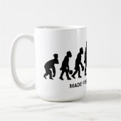 Grappige evolutie mogelijk gemaakt door koffiemok (Links)