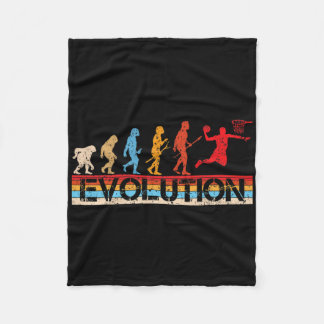 Grappige Evolutie Skelet Spelers Skelet Fans Retro Fleece Deken