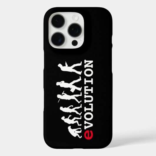 Grappige Evolutie Smartphone Verslaafde Case-Mate iPhone Case (Achterkant)
