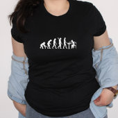 Grappige evolutie van man spelen schaakstrategiesp t-shirt