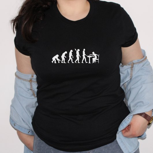 Grappige evolutie van man spelen schaakstrategiesp t-shirt