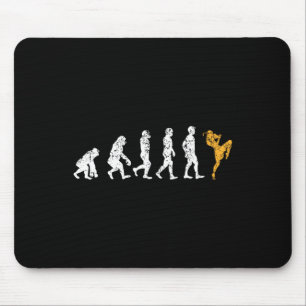 Grappige Evolution Kickbokscadeau Muay Thai Muismat