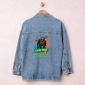 Grappige evolutionaire biologie chimpansee humor denim jacket (Hangar)