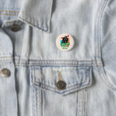 Grappige evolutionaire biologie chimpansee humor ronde button 3,2 cm (In situ)
