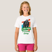 Grappige evolutionaire biologie chimpansee humor t-shirt (Voorkant volledig)