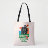 Grappige evolutionaire biologie chimpansee humor tote bag (Voorkant)