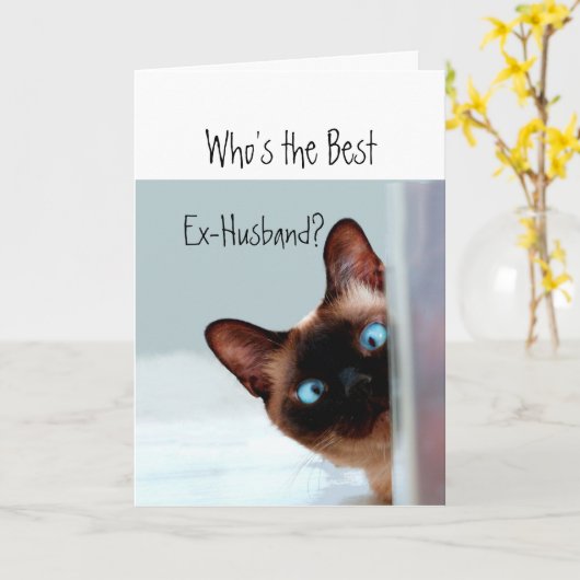 Grappige ex-Echtgenoot? De Humor van het Katje van Kaart (Gele Bloem)