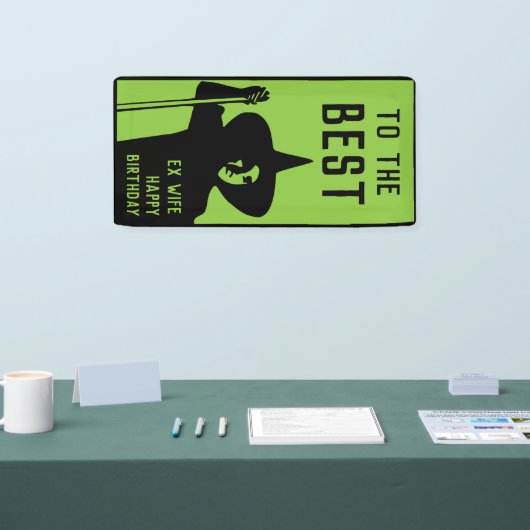 Grappige Ex Vriendin Cadeaus Spandoek (Beurs)