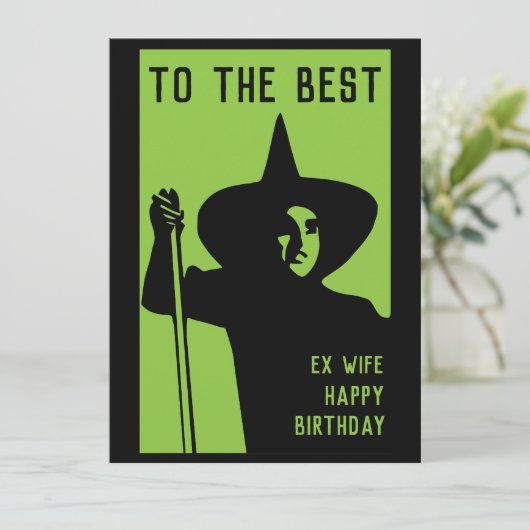 Grappige ex vrouw geschenken (Staand voorkant)