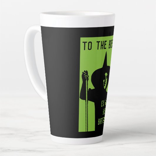 Grappige ex vrouw geschenken latte mok (Linkerhoek)