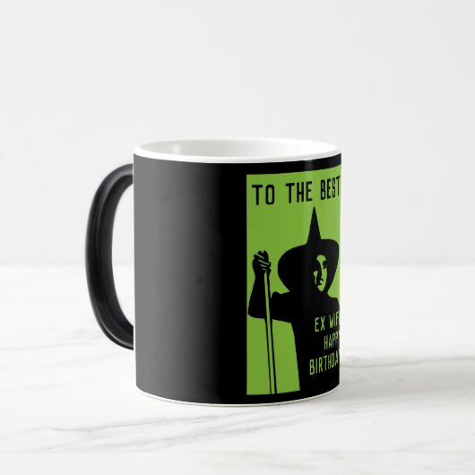 Grappige ex vrouw geschenken magische mok (Voorkant links)