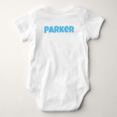 Grappige Eye Chart Lees mijn Luier Baby Bodysuit (Achterkant)