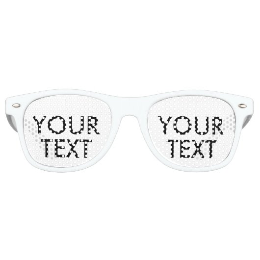 Grappige Eyepster Party Shades Bril Retro Zonnebril (Voorkant)