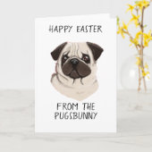 grappige ezel met taardepot kaart (Gele Bloem)