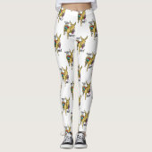 Grappige ezel zegt nee! leggings (Voorkant)