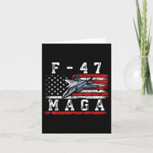 Grappige F47 Fighter Jet Trump Shirt F-47 Jet Figh Kaart