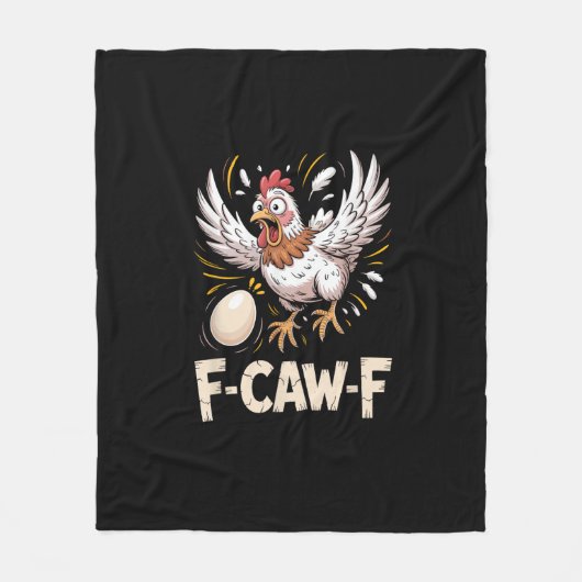 Grappige F Caw F Hen Creatieve Casual Stijl Fleece Deken (Voorkant)