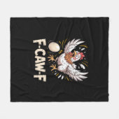 Grappige F Caw F Hen Creatieve Casual Stijl Fleece Deken (Voorkant (Horizontaal))
