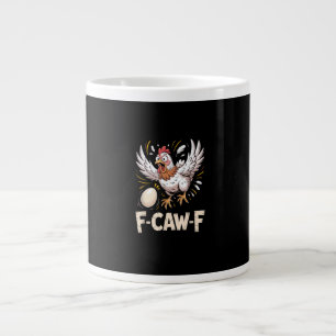 Grappige F Caw F Hen Creatieve Casual Stijl Grote Koffiekop