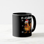 Grappige F-Caw-F Kerstkip Klassieker Mok (Voorkant rechts)