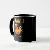 Grappige F-Caw-F Kip Creatieve Casual Mok (Voorkant links)