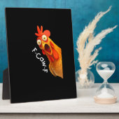 Grappige F-Caw-F Kip F-Caw-F Kip Creatieve Cas Fotoplaat (Zijkant)