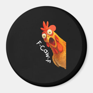 Grappige F-Caw-F Kip F-Caw-F Kip Creatieve Cas Magneet