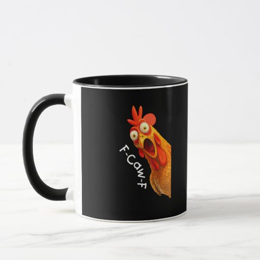 Grappige F-Caw-F Kip F-Caw-F Kip Creatieve Cas Mok (Links)